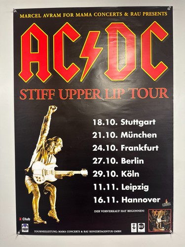 Acdc poster original - poster, stiff