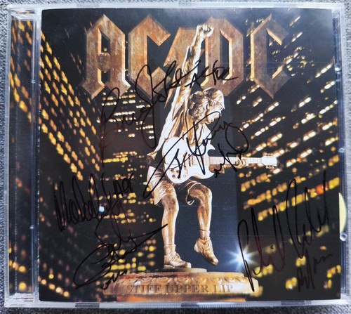 Acdc original autogramm stiff - acdc,